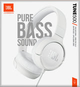 JBL TUNE 500 Kablet Hovedtelefoner Hvid
