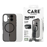 PanzerGlass CARE by Flagship Case Urban Explorer Smokey w. Black MagSafe iPhone 17 Beskyttelsescover Sort Fabriksny
