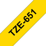 Brother TZe 651 Lamineret bånd (2,4 cm x 8 m) 1kassette(r)