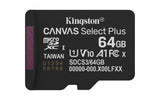 Kingston Canvas Select Plus microSDXC UHS-I Memory Card 64GB 100MB/s