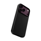CARE by PanzerGlass Solo Vegan Leather Beskyttelsescover til iPhone 18 Pro, iPhone 17 Pro Sort Fabriksny