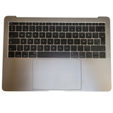 MacBook Pro 13" intel 2017 Keyboard / Tastatur Topcase med Trackpad Spacegray Original A1708