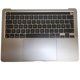MacBook Pro 13" intel 2020 Keyboard / Tastatur Topcase med Trackpad Spacegray Original A2287