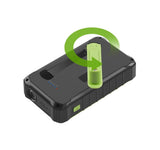 Denver PSO-10012 - Solar Powerbank - 10.000 mAh - Sort/Grøn