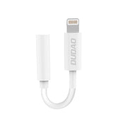 Dudao L16i Lightning til 3.5mm Jack Adapter – Hvid – iPhone Lydadapter – Musik via Mini Jack