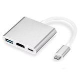 3 i 1 USB-C Adapter til HDMI USB 3.0 USB-C