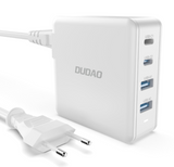 Dudao A100EU Adapter 100Watt GaN 2xUSB-C + 2xUSB-A