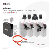 Club 3D CAC-1917 140W GaN Strømforsyningsadapter