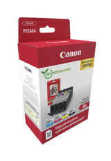 Canon CLI 581XL C/M/Y/BK Photo Value Pack Sort Gul Cyan Magenta Blækbeholder / papirsæt