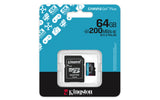 Kingston Canvas Go! Plus microSDXC UHS-I Memory Card 64GB 200MB/s