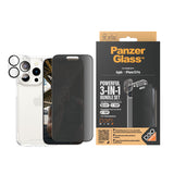 PanzerGlass Privacy Skærm/objektiv/rygbeskyttersæt Fabriksny