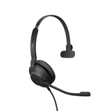 Jabra Evolve2 30 MS Mono Kablet Høretelefoner Sort