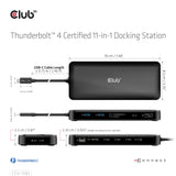 Club 3D CSV-1581 11-in-1 Thunderbolt Dockingstation