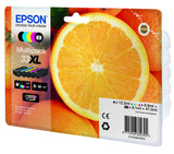 Epson 33XL Multipack Sort Gul Cyan Magenta Foto-sort Blæk C13T33574011