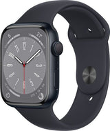 Apple Watch Series 8 45mm Midnat (GPS + Cellular) – Brugt