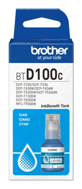 Brother BTD100C Cyan 5000 sider Blækrefill