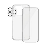 PanzerGlass Skærm/objektiv/rygbeskyttersæt Sort Transparent Apple iPhone 15 Pro Fabriksny