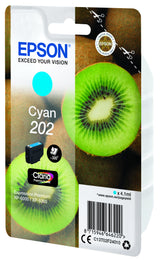Epson 202 Cyan 300 sider Blæk C13T02F24010