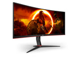AOC Gaming CU34G2XP/BK 34 VA 3440 x 1440 (UltraWide) HDMI DisplayPort 180Hz