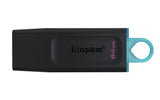 Kingston DataTraveler Exodia 64GB USB 3.2 Gen 1 USB stick Sort Blå