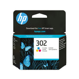 HP 302 Farve (cyan, magenta, gul) 150 sider Blæk