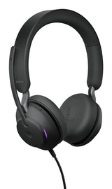 Jabra Evolve2 40 SE MS Stereo Kablet Høretelefoner Sort
