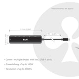 Club 3D CSV-2555 USB-C gen 1 USB Hub Sort