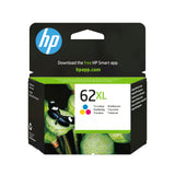 HP 62XL Farve (cyan, magenta, gul) 415 sider Blæk C2P07AE