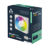 Arctic BioniX P14 A-RGB 3-pack Hvid 140 mm