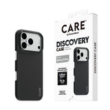 CARE by PanzerGlass Discovery Beskyttelsescover til iPhone 17/18 Pro Sort Fabriksny
