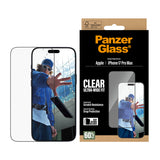 PanzerGlass® Screen Protector iPhone 17 Pro Max 6.9 Pro, Ultra- Wide Fit w. EasyAligner Fabriksny