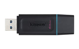 Kingston DataTraveler Exodia 64GB USB 3.2 Gen 1 USB stick Sort Blå