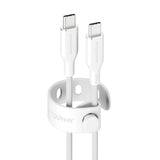 empower by PanzerGlass Racing USB-C to USB-C 1.2m hvid