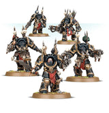 Chaos space marines: Chaos terminator squad - Warhammer 40.000