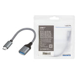 LogiLink USB-adapter 15cm Sort Grå