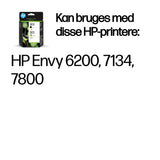 HP 303 Farve (cyan, magenta, gul) Pigmenteret sort Blæk 3YM92AE