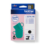 Brother LC 227XLBK Sort 1200 sider Blæk