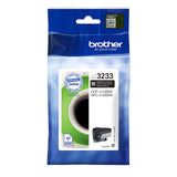 Brother LC 3233BK Sort 3000 sider Blæk