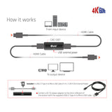 Club3D Active HDMI hun Repeater 4K 60Hz Signalforstækning op til 40 m