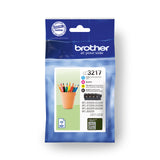 Brother LC 3217 Value Pack Sort Gul Cyan Magenta 550 sider Blæk