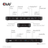 Club 3D 14-1 USB-C Quad Display Docking Station
