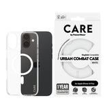 PanzerGlass CARE Urban Combat Case Magsafe Hvid til Apple iPhone 16 Plus Fabriksny