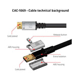 Club 3D CAC-1069 DisplayPort til DisplayPort 1.4 kabel 4 m Sort