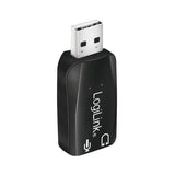LogiLink USB Soundcard Virtual 3D Soundeffects USB 2.0 Ekstern