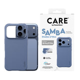 CARE by PanzerGlass Samba Beskyttelsescover til iPhone 18 Pro, iPhone 17 Pro Blå Fabriksny