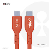 Club 3D CAC-1513 USB-C 240W kabel 3m Orange