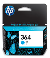HP 364 Cyan 300 sider Blæk CB318EE