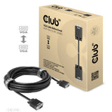 Club 3D VGA-kabel 10m Sort