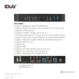 Club 3D CSV-1382 KVM / audio-switch Desktop