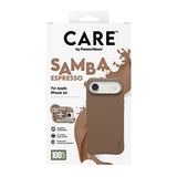 CARE by PanzerGlass Fashionable Case Samba Beskyttelsescover til iPhone Air (2025) Espresso Fabriksny